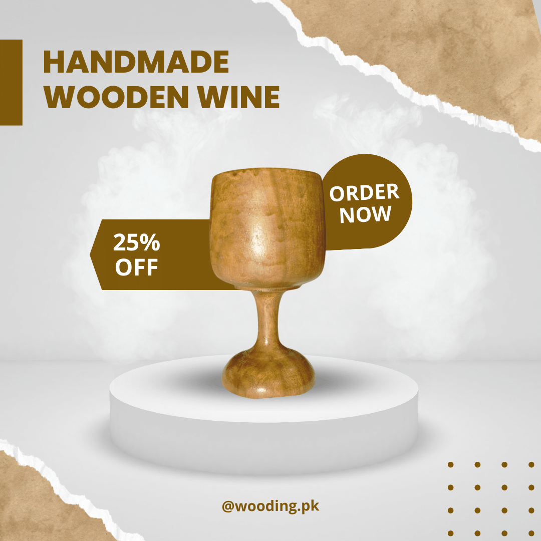 Polished Wooden Wine
